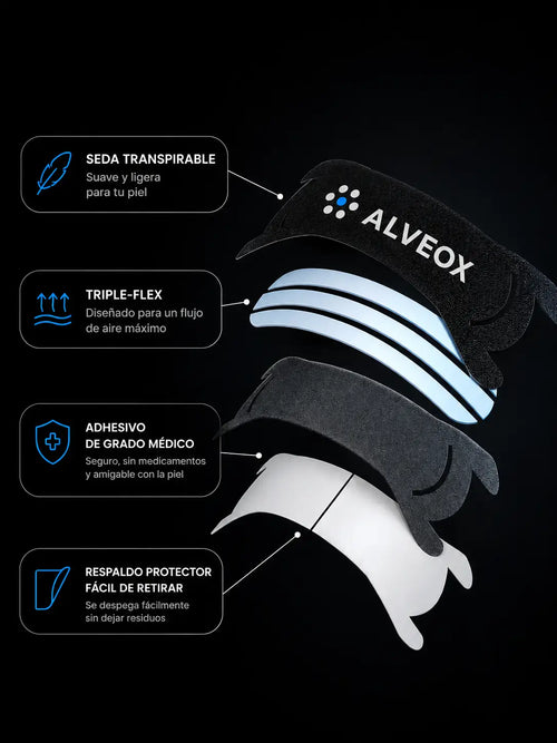 ALVEOX® - Tiras Nasales Premium x 30 UN